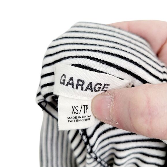 2/$20 Garage Black & White Stripes Skirt Dress Size: XS - Picture 8 of 8